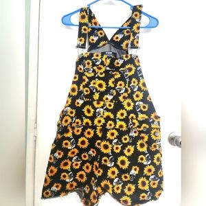 Skull & Sunflower Overalls
